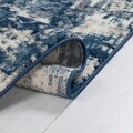 Covor Wonderlust Dark Blue, Flair Rugs, D160 cm, polipropilena, albastru inchis