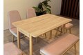 Set masa extensibila si 6 scaune, Vella, Vina Mini 03 0900, PAL, Stejar / Piatra
