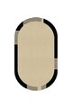 Covor, CLR-7219-M--jüt-oval-101, 60x150 cm, Poliester, Iută