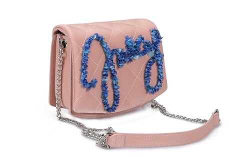 Geanta juicy couture 384, 18x6x15 cm, piele ecologica, roz
