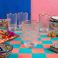 Set pahare, Hermia, 666HAC2122, Sticla, Auriu / Transparent