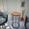 Masuta, Comforty, Cetrus, 40x62x35 cm, PAL, Nuc / Negru