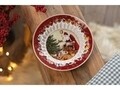 Bol pentru servire, Villeroy & Boch, Toy's Fantasy Santa Gifts, 25 cm, portelan premium, pictat manual