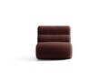 Modul canapea 1 loc fara cotiere, Neo, Micadoni Home, 85x100x83 cm, tesatura Chenille, maro cherrywood