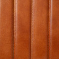 Bancheta Brizo, Homla, 90x37x45 cm, metal/piele, maro