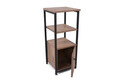 Corp biblioteca, Puqa Design, Stil, 35.5x81.9x35.5 cm, PAL, Maro