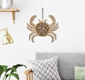 Decoratiune suspendabila Crab, Mauro Ferretti, 35x2x31 cm, lemn de tanoak/placaj, natural