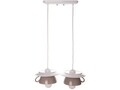 Lustra Afternoon tea, Deco Republic, E27, 2x60W, ceramica, bej