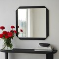 Oglinda decorativa, Neostill, Carre, 70x70 cm, PAL, Negru