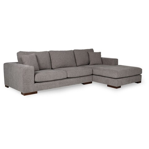 Coltar Nplus, Ndesign, 279x179x80 cm, lemn, gri 279x179x80