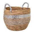 Cos pentru depozitare, Creaciones Meng, 24x28 cm, stuf/hartie impletita, natural