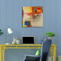 Tablou decorativ, 4545K-99, Canvas, Dimensiune: 45 x 45 cm, Multicolor