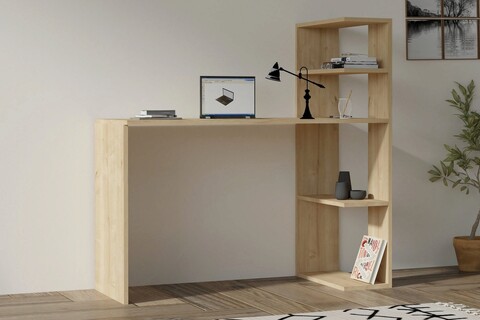 Birou, asse home, burano, 121x51x75 cm, stejar