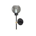 Aplica de perete, Tatum, 584TTM1915, Metal, Negru / Fume