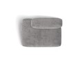 Modul stanga pentru canapea, 2 locuri, Martina-212, Micadoni Home, 133x106x75 cm, velur, gri deschis