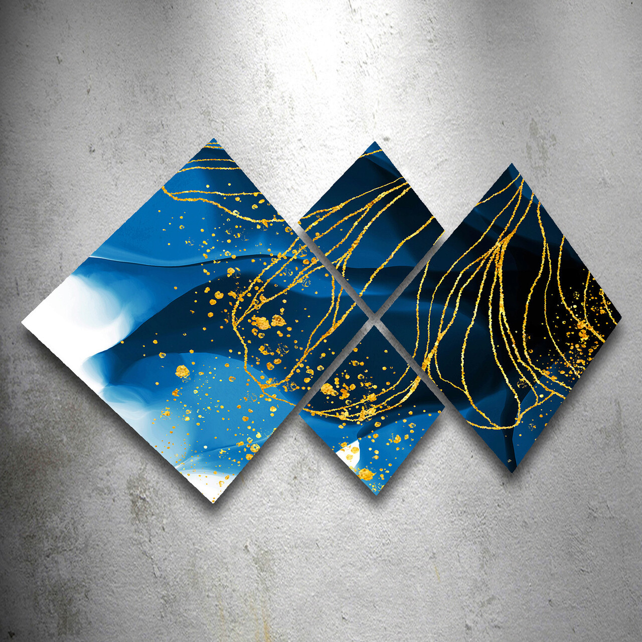 Set 4 tablouri decorative, 4MDF18445391741, MDF, Imprimat UV, Multicolor - 1 | YEO