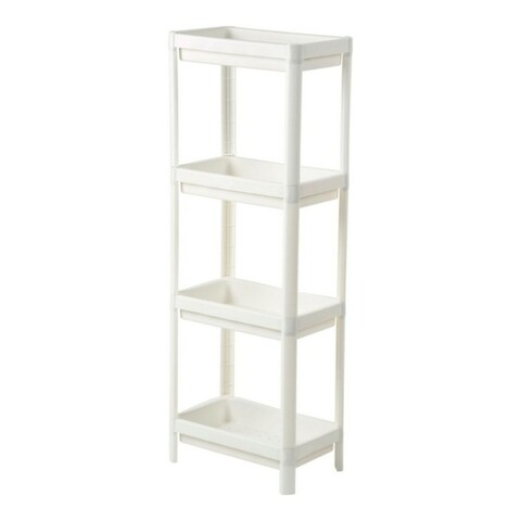 Organizator confortime, 36x23x100 cm, plastic, alb