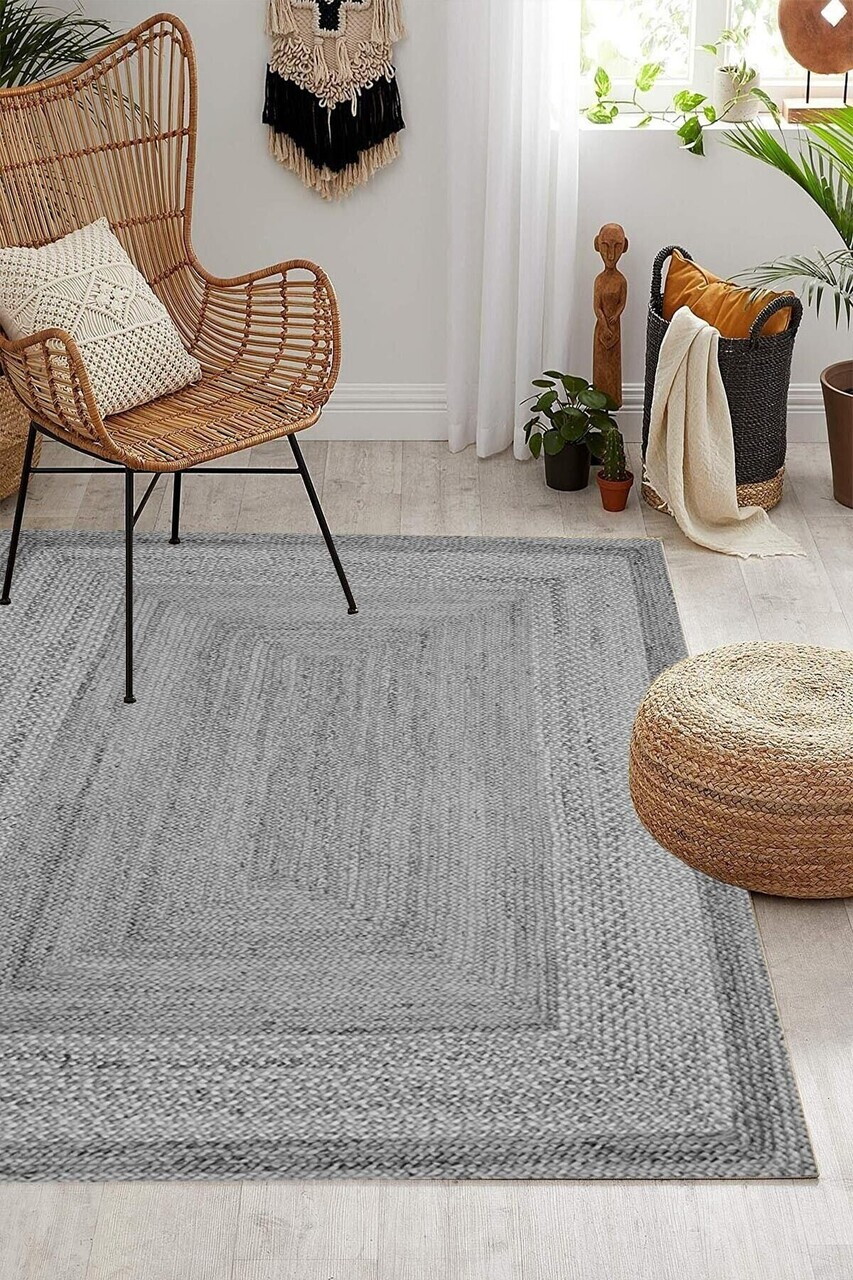 Covor, CLR-4117-60LIK-1, 60x150 cm, Poliester, Gri