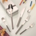 Set tacamuri 24 piese, Villeroy & Boch, S+ Taupe Cutlery, inox/silicon