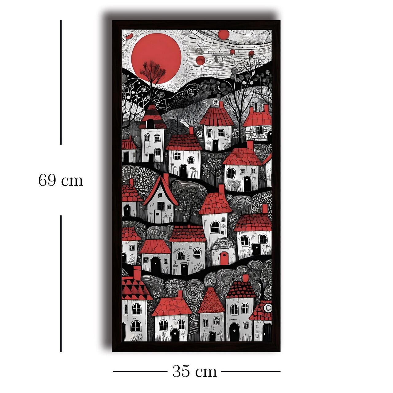 Tablou decorativ, Syhalct-020, Cadru: 100% PVC (Grosime: 2 cm), Multicolor — imaginea 4