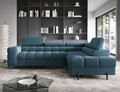 Coltar extensibil dreapta 5 locuri ELTAP, RT-40AMO, Ferucce, 276x200x93 cm, lemn/poliester, albastru