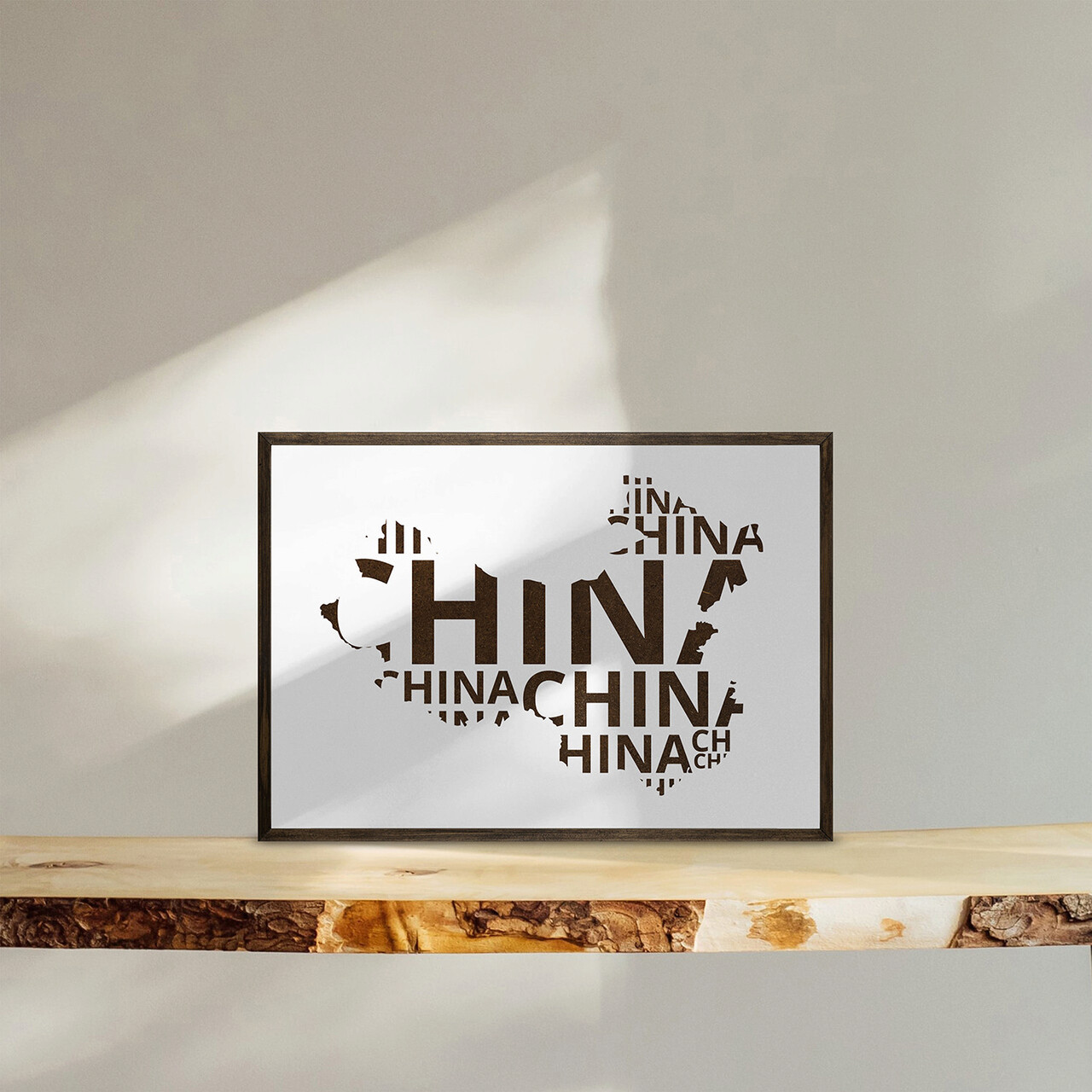 Tablou decorativ TD115 Desenat manual Natural