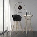 Masuta de bar Circle, Mauro Ferretti, Ø 60x105 cm, fier, auriu