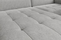 Coltar extensibil stanga 3 locuri ELTAP, LT-03RAQ, Gomsi, 228x165x100 cm, lemn/poliester, gri deschis