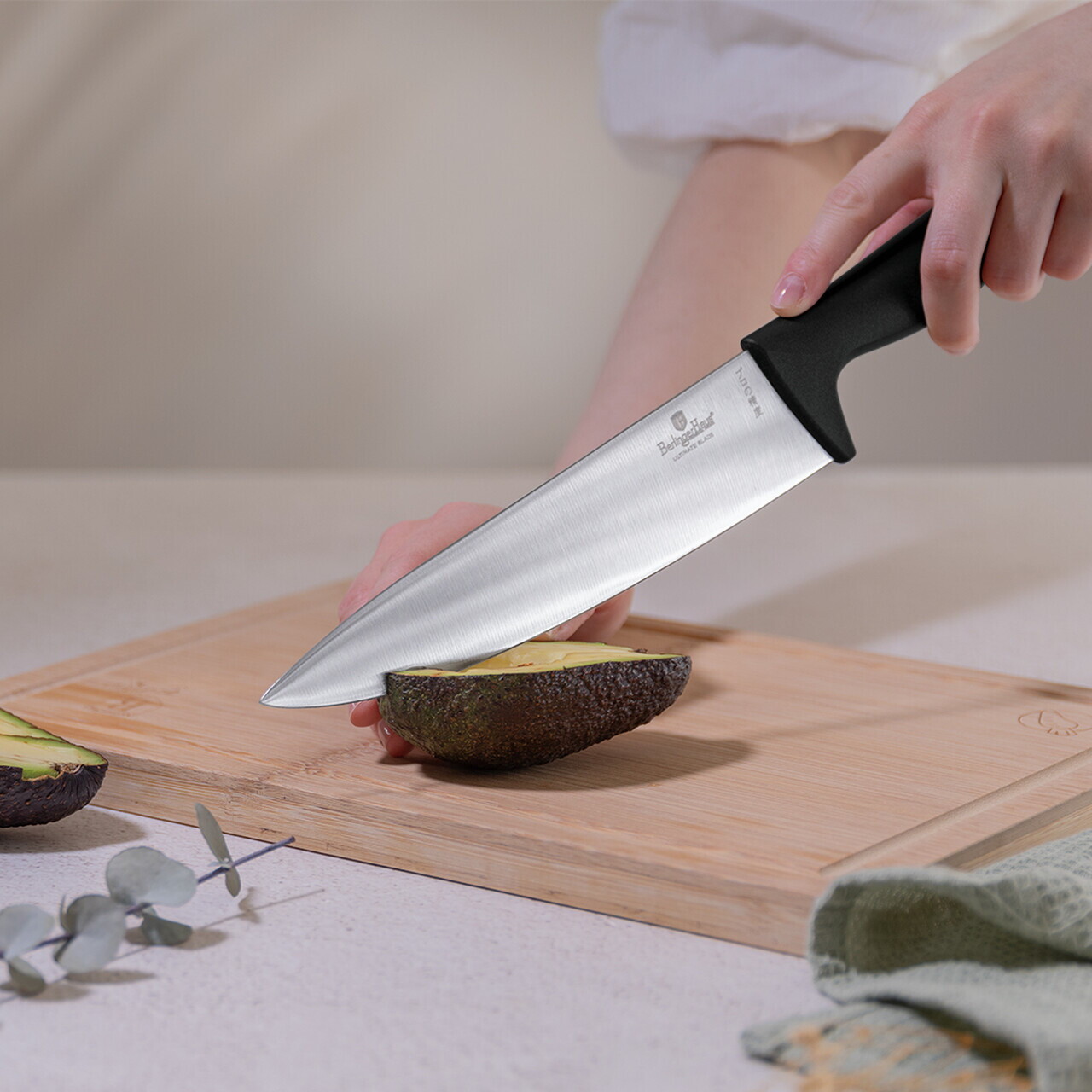 Set 6 cutite Berlinger Haus, Matte Black, inox, negru - imagine 10