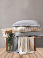 Lenjerie de pat pentru o persoana (DE), 2 piese, Tribus - Yellow, Cotton Box, 50% bumbac / 50% poliester