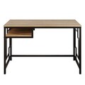 Birou, Hadley, Victory, 120x75x60 cm, Nuc negru