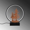 Lampa de masa, Shadow, 526SHD1138, Metal, Negru/Cupru