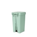 Cos de gunoi cu pedala, Brabantia, StepUp, 10 L, 26.5x20.3x38.1 cm, polipropilena, verde jad