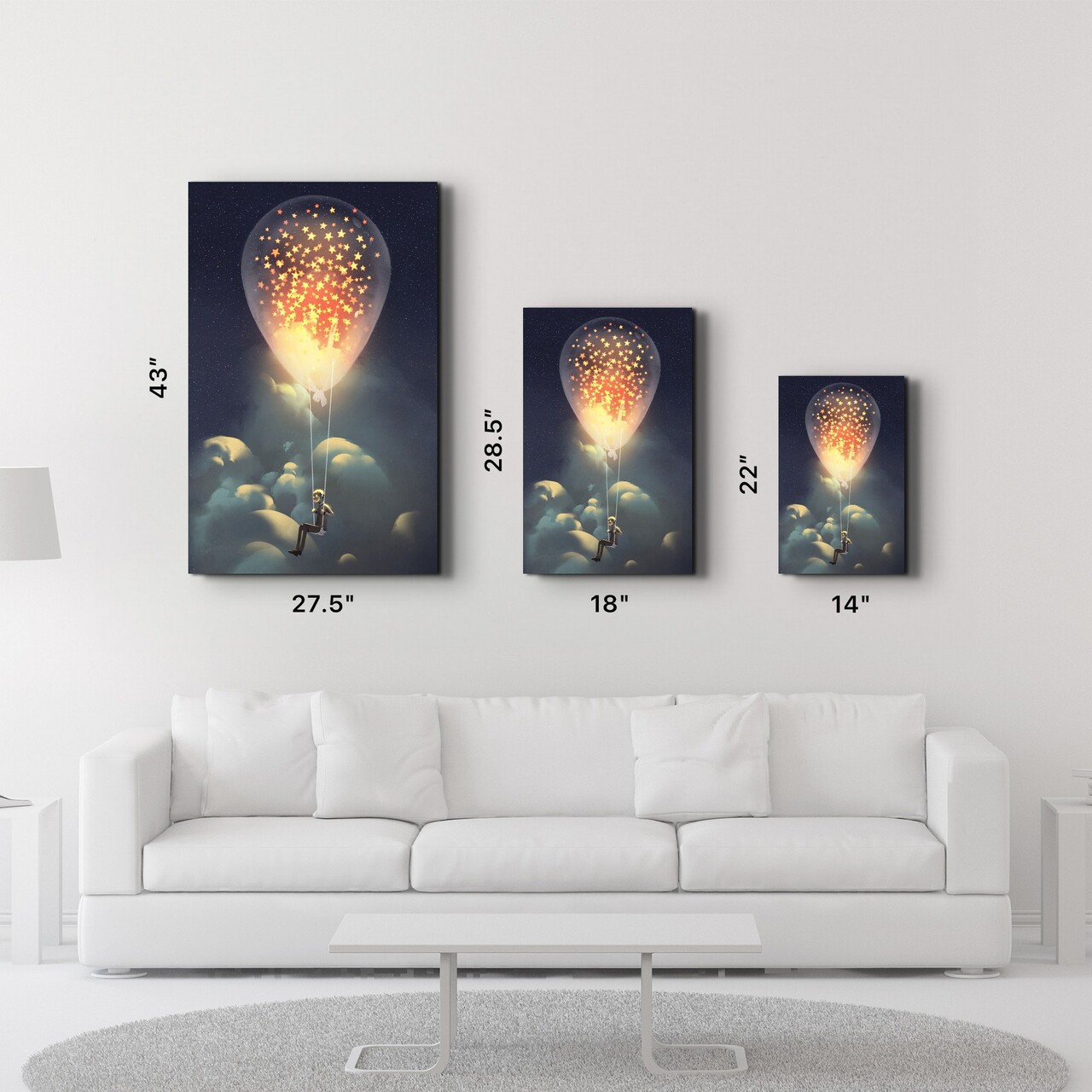 Tablou decorativ, CAM-4035, Dimensiuni: 46 x 72 cm, Multicolor - view 7