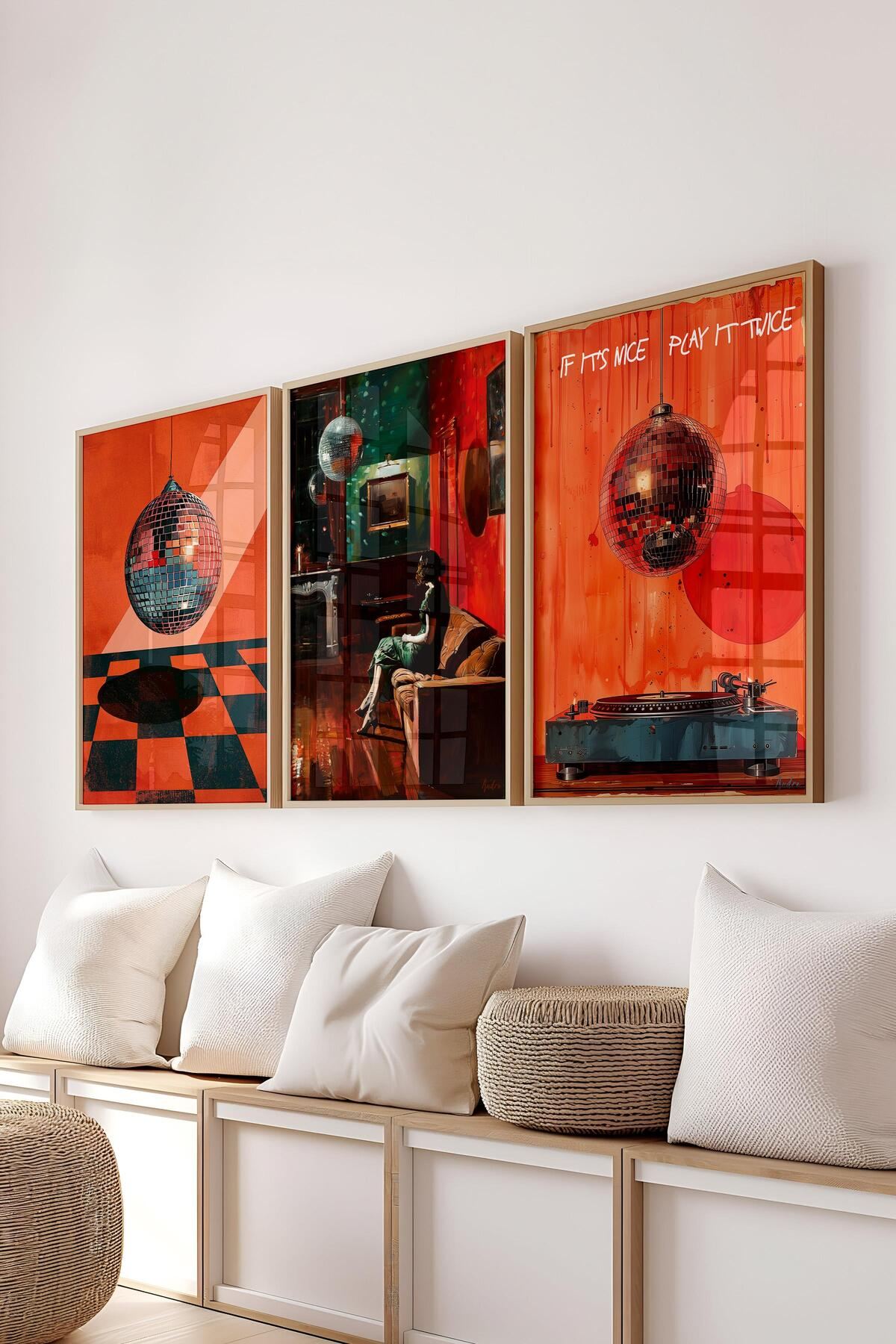 Set de pictură decorativă, Ç-300791, Sticla PVC, Multicolor