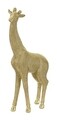 Decoratiune, Mauro Ferretti, Giraffe, 19.8 x 8 x 40 cm, polirasina, auriu