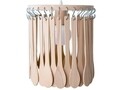 Pendul Firesq-lemn, Deco Republic, E27, 1x60W, ceramica, lemn natural