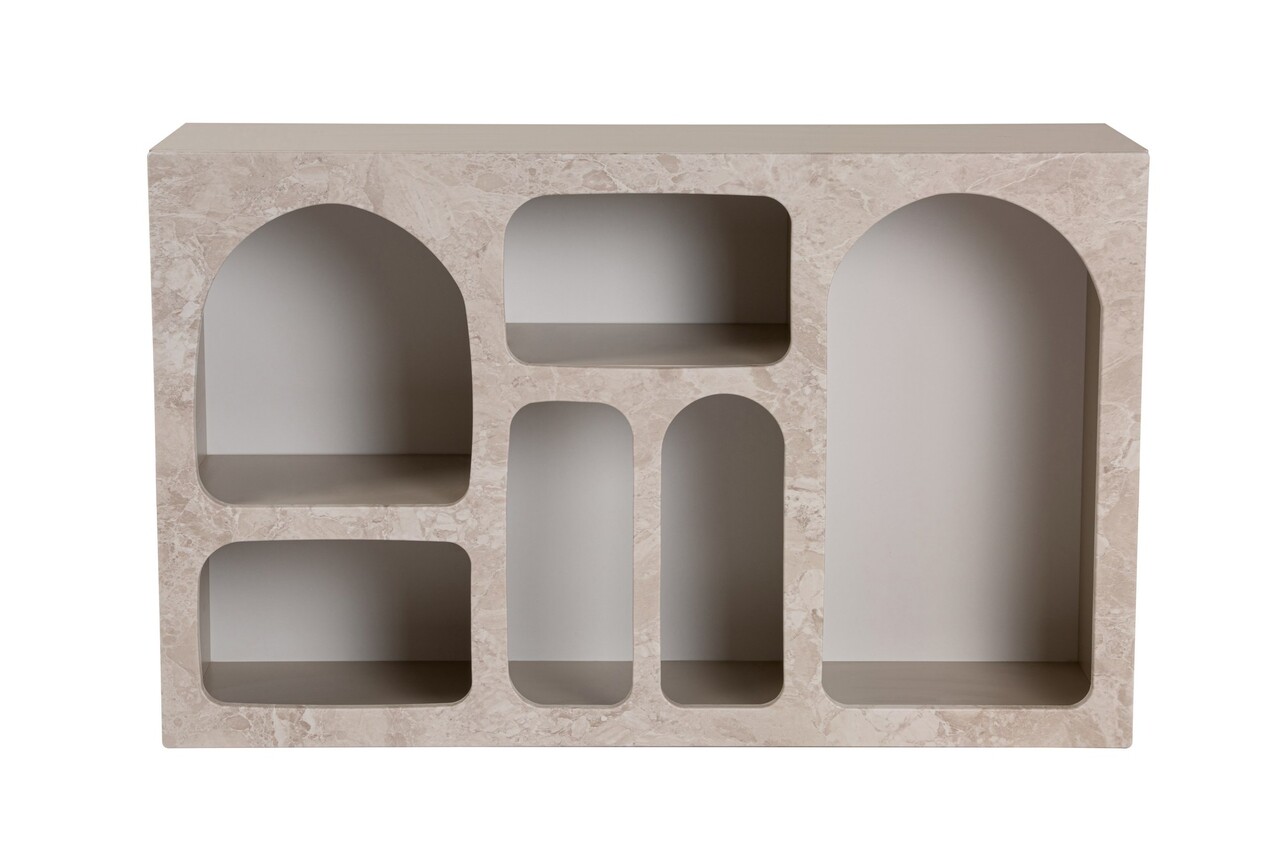 Consola, Nordure, Liva 120, 120x74x37 cm, Travertin Marmură / Gresie - imagine 5