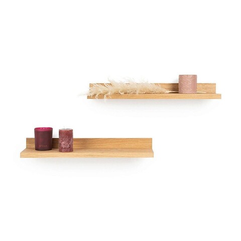 Raft de perete, massive design, sumi, pin