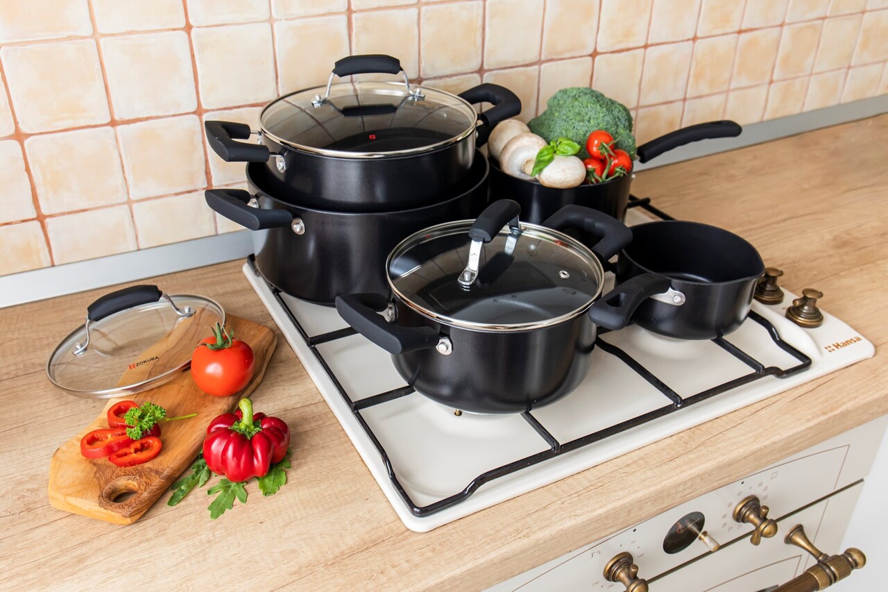 Set oale aluminiu, 9 piese, "Primary" - Zokura - imagine 20