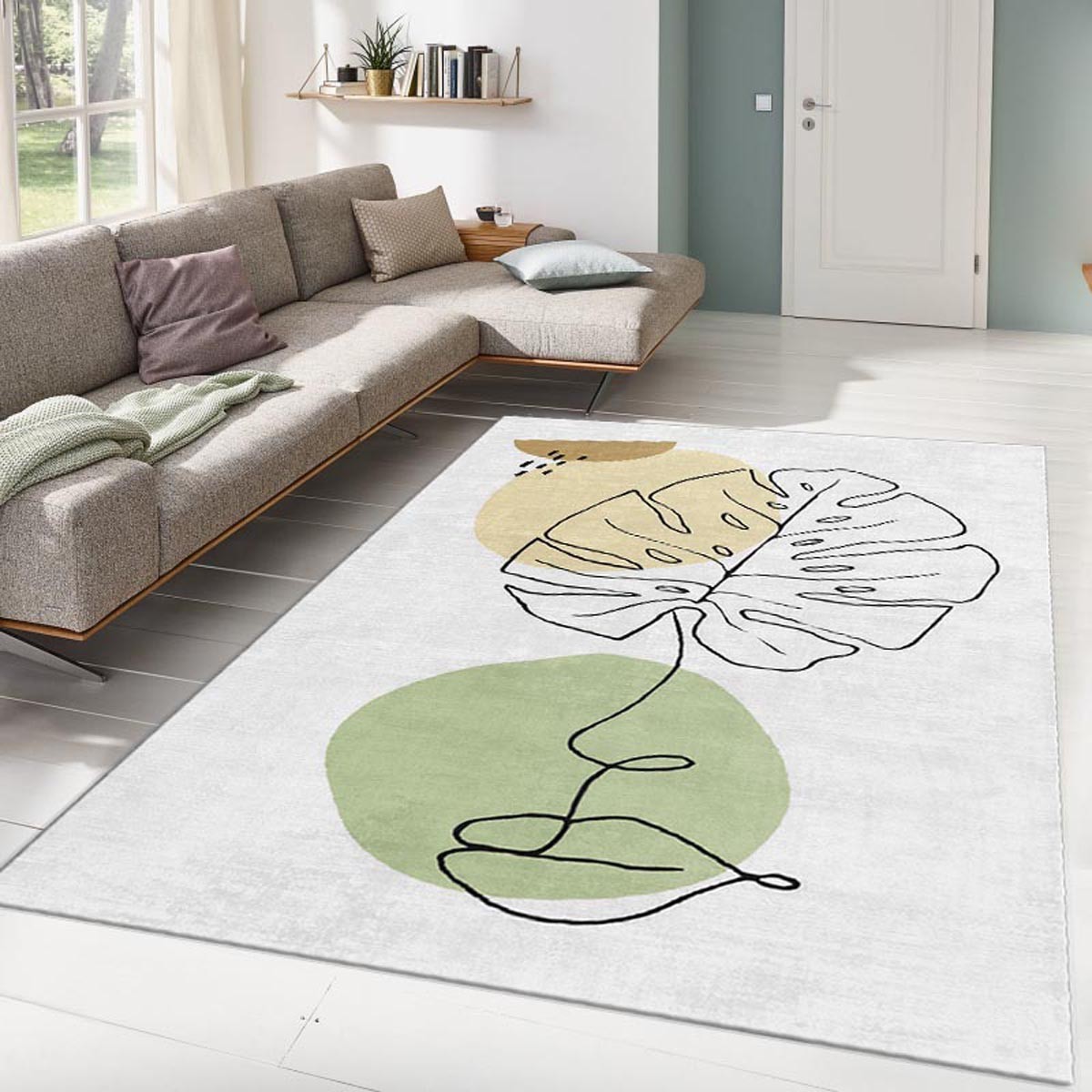 Covor, Alho Carpet-16A, 100x140 cm, Poliester, Multicolor