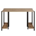 Birou, Hadley, Reader, 125x73.8x60 cm, Nuc negru