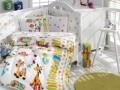 Set de pat pentru copii, 6 piese, 100% bumbac ranforce, Cotton Box, Oyun Bahcesi