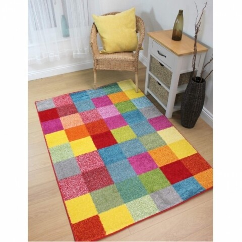 Covor Grid Multi 80x150 cm