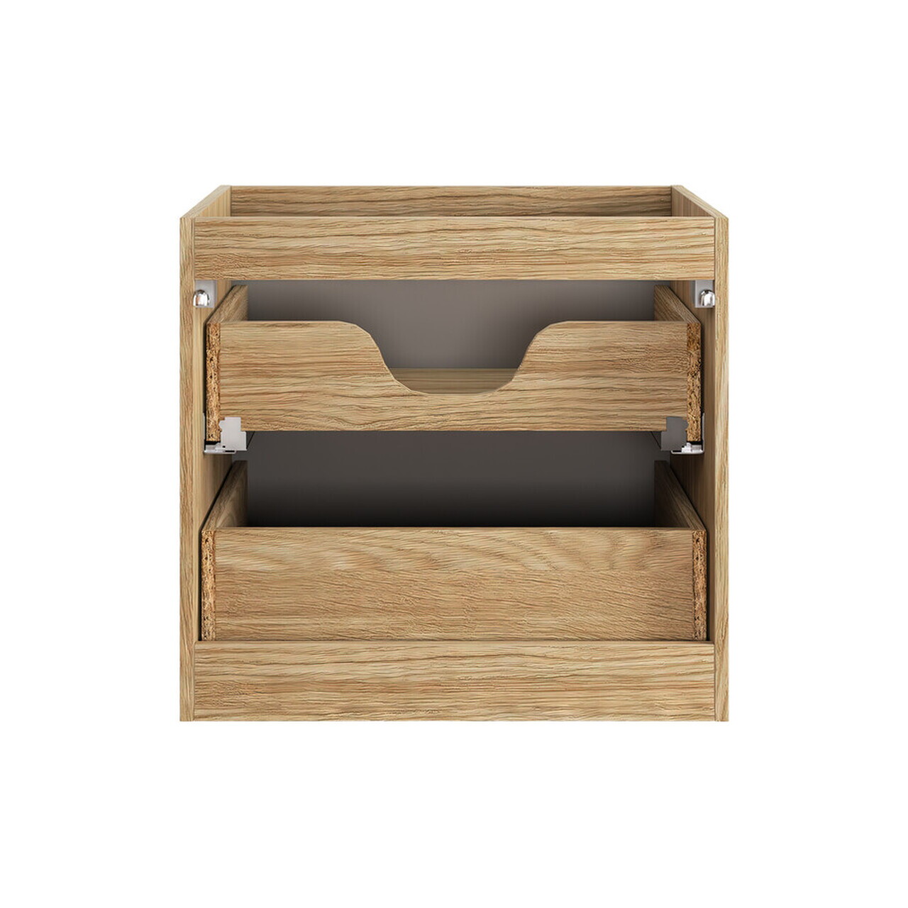Set mobilier baie Luxor Beige 90 cm, dulap inalt si masca cu lavoar, Comad, MDF/PAL, bej