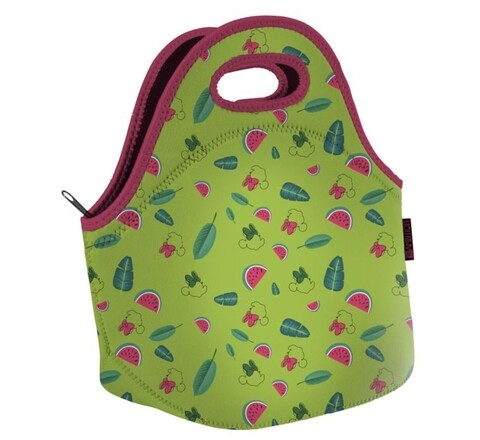 Sacosa pentru pranz copii Pepene Minnie, Disney, 30.5x27 cm, neopren