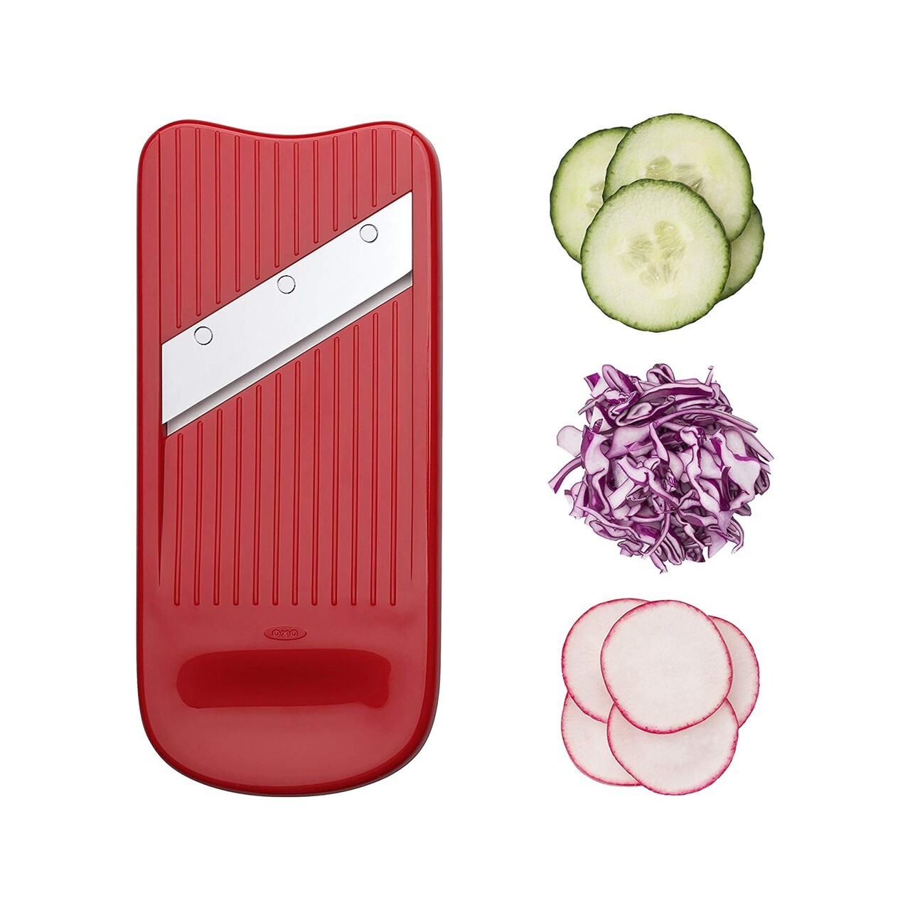 Set razuit si feliat, 6 piese, inox, "Good Grips" - OXO - imagine 6