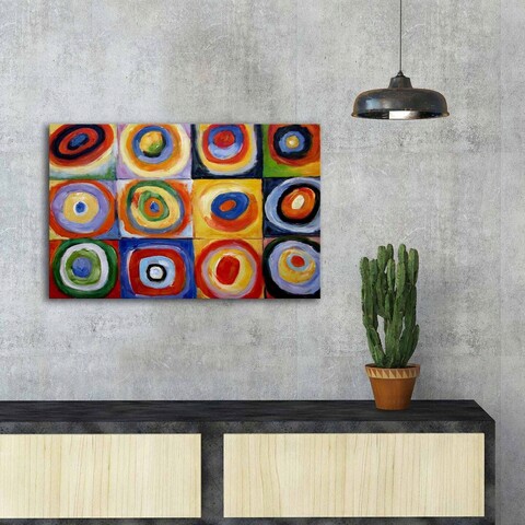Tablou decorativ, famousart-075, canvas, dimensiune: 45 x 70 cm, multicolor