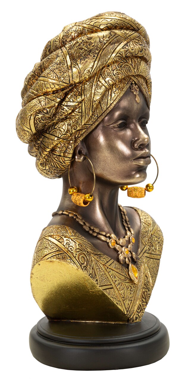 Figurina /sculptura decorativa  Nairobi, Mauro Ferretti, 21x16x38 cm, polirasina, multicolor