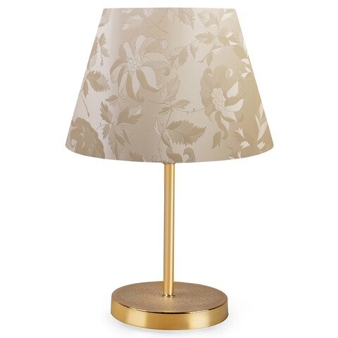 Lampa de masa, ayd - 1991, insignio, 22 x 37 cm, 1 x e27, 60w, maro